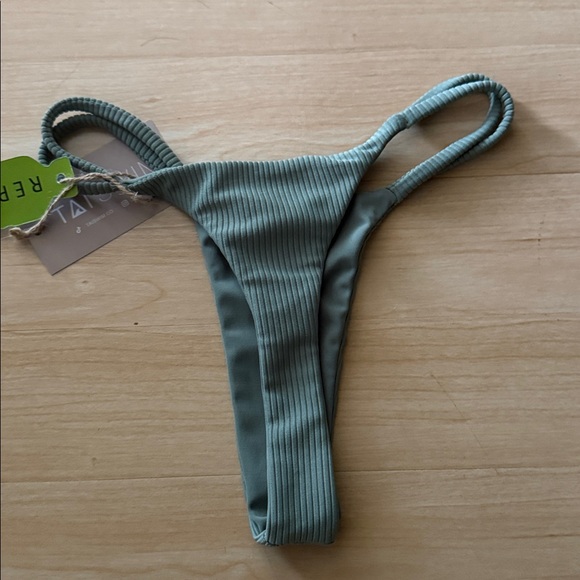 TAI SWIM Ribbed Bikini Bottom - Picture 3 of 4